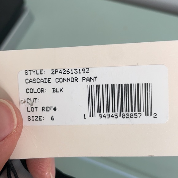 Cinq a sept black pants NWOT tie front - Picture 7 of 7